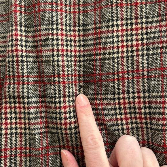 Vintage 70s Pendleton Wool Houndstooth Plaid Blazer Jacket Mens Large Rockabilly - Picture 12 of 15